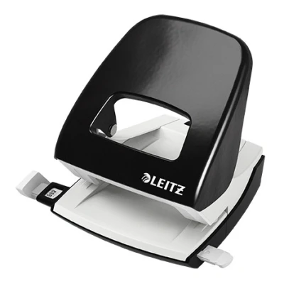 Imagen de Leitz NeXXt 5008 00 95 Perforadora (2 agujeros, acero), color negro, 30 hojas