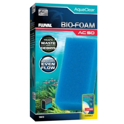 Imagen de Fluval Bio Foam Azul para Filtro Mochila Acuario AquaClear AC50, 1 pc