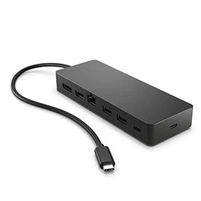 Imagen de Hub USB/Concentrador HP Concentrador multipuerto universal USB C, 7 puertos, Windows®, macOS y Chrome OS®, Negro