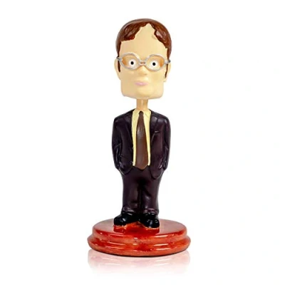 Imagen de Scott&#039;s Tots Dwight Schrute Bobblehead de The Office la mercancía definitiva para los fans oficina