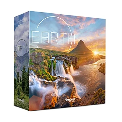 Imagen de Earth,El juego de mesa por Inside Up Games &amp; Maxime Tardif, construcción ecosistemas, dibujo cartas y selección acción, jugar en equipos multijugador solo, tiempo 45 90 minutos