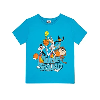 Imagen de SPACE JAM Camiseta para Niños Bugs Bunny Azul 9 11 años