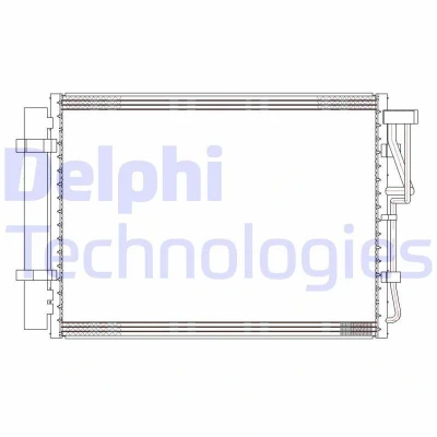 Imagen de DELPHI CF20303 Condensador con secador 13 8 485 HYUNDAI: ix20