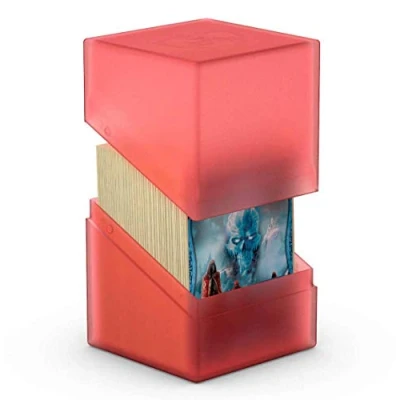Imagen de Ultimate Guard Boulder Deck Case 100+ Standardgröße Caja para Tarjetas, Fijo, Color Berenjena (UGD010693)