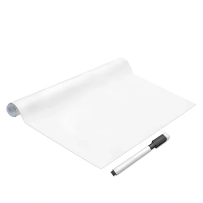 Imagen de AMIGO Film de Borrado en Seco para Pizarras Blancas, Rollo Autoadhesivo Vinilo pared Reutilizable y Extraíble Oficina, Aula, Hogar 44x400cm