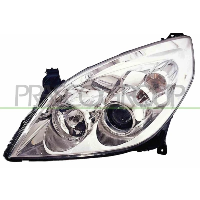 Imagen de PRASCO OP0584904 Faros izquierda H7/H1, H7, H1 transparente para circulación por la derecha con electromotor servomotor reg. alcance luces