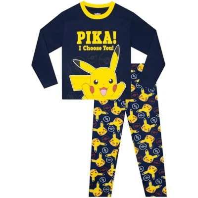 Imagen de Popgear Pijama Pokemon Pikachu Niño Pijamas Invierno Azul 10 11 Años