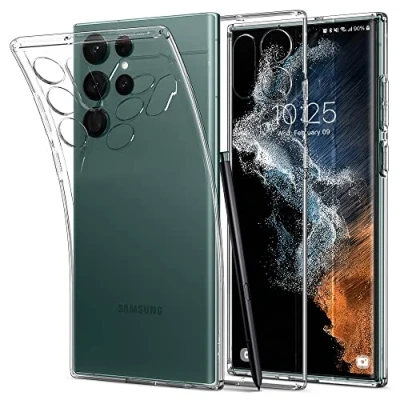 Imagen de Spigen Liquid Crystal TPU Back Cover Transparente Samsung Galaxy S22 Ultra
