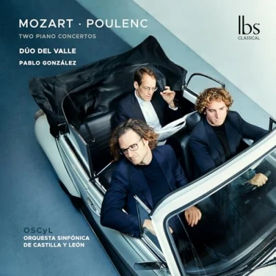 Imagen de Mozart, Poulenc two Pn Conc Duo Del Valle