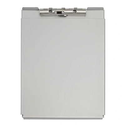 Imagen de MAUL MAULcase Portapapeles A4, Carpeta de documentos A4 con caja almacenamiento para papel, bolígrafo, calculadora y bloc notas, Apertura hacia arriba, Apto mochila maletín, Plata