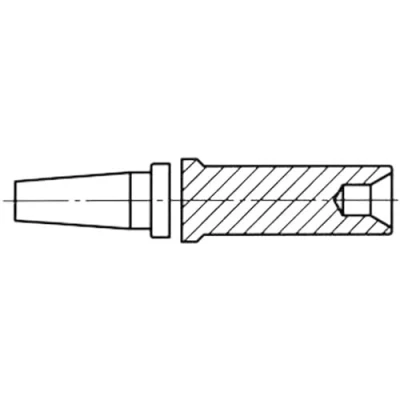 Imagen de Weller Adaptador de Puntas Soldadura sustituye a ET por LT.