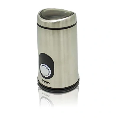 Imagen de MPM MMK 02M Molinillo café eléctrico pequeño, semillas especias y frutos secos, cuchilla doble cuerpo acero inox, 115g/min. capacidad 50g , 150W