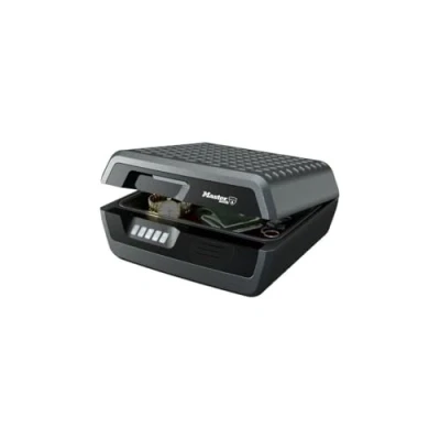 Imagen de MASTER LOCK Caja de documentos ignífuga Hucha 10L [Ignífugo e impermeable] [Grande] [Combinación electrónica] Para A4, electrónica, etc.