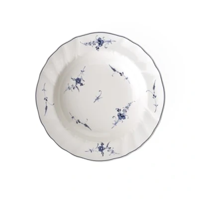 Imagen de Villeroy &amp; Boch Vieux Luxembourg plato hondo, 23 cm, Porcelana Premium, Blanco/Azul