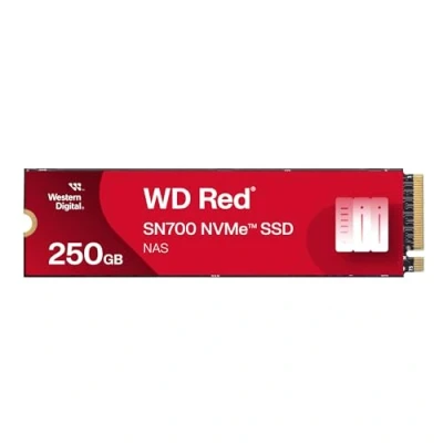 Imagen de WD Red SN700 250 GB NVMe SSD for NAS devices, with robust system responsiveness and exceptional I/O performance
