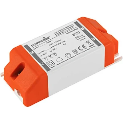 Imagen de Poppstar Transformador LED 230V AC / 24 V DC 0,625A para bombillas de 0,15 hasta 15W