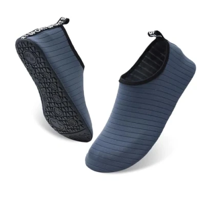Imagen de Milaloko Zapatos Acuáticos Surf Buceo Natación Descalzos Secado rápido de Playa para Hombres y Mujeres, Gris, 40 41