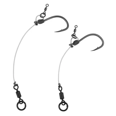 Imagen de Fox Edges Chod Rigs Atados y Listos Corto 3pcs 25LB #6 Bajo de línea carpfishing