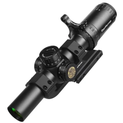 Imagen de WestHunter Optics HD 1.2 6x24 IR FFP Precisión Miras Telescópicas, Exclusivo para Competiciones Deportivas de Corta Distancia Picatinny Kit A