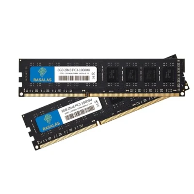 Imagen de Rasalas Kit de 16 GB (2 x 8 GB) DDR3 1333 MHz 2Rx8 PC3 10600U Ram 240 pines 1,5 V CL9 Desktop Memory Upgrade GB..