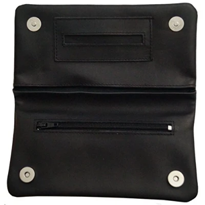 Imagen de GERMANUS Estuche Bolsa Bolso de tabaco cuero genuino, Made in EU Corfurvus