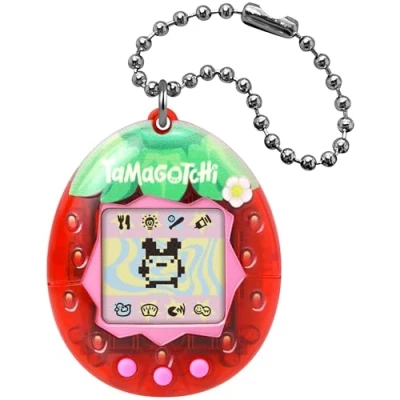 Imagen de Bandai, Tamagotchi Mascota Virtual Original Fresh Strawberry Multicolor 42998, Juguete electrónico para Mayores de 8 años Tu Electronica Favorita con nuevos diseños coleccionar