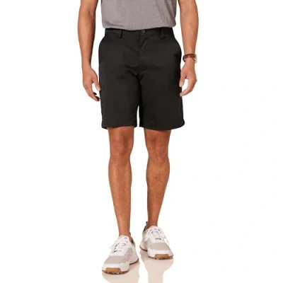 Imagen de Amazon Essentials Pantalón corto elástico de golf y corte clásico (disponible en tallas grandes largos especiales) Hombre, Negro, 31W