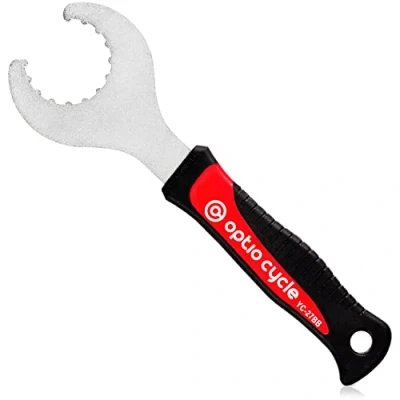 Imagen de Eje Pedalier Optio Cycle Center Lock Llave Extractor Cazoletas BSA Tuerca