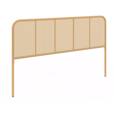 Imagen de IDMarket Flora Cabecero de cama con pie (160 cm), diseño cannabos