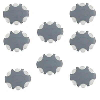 Imagen de JB White ProWax Filtros de cerumen, 48 unidades, para audífonos Oticon y Bernafon, 8 discos dispensadores con 6 herramientas filtros, color gris
