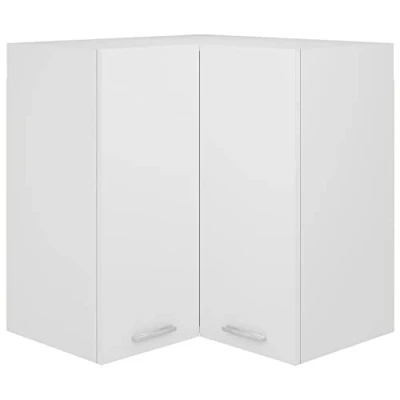 Imagen de vidaXL Armario de Cocina Muebles Mobiliario Duradero Mesa Trabajo Almacenamiento Cuencos Platos Ollas Alacena Contrachapada Blanco 57x57x60 cm
