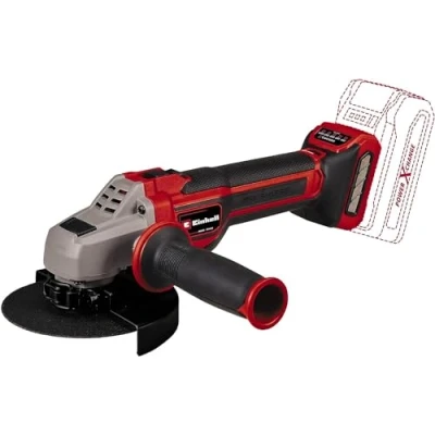 Imagen de Einhell Professional Amoladora angular con batería TP AG 18/125 CE Q Li Solo Power X Change (18V, Ø 125mm, 33 mm de profundidad corte, sin escobillas, disco corte ni batería)