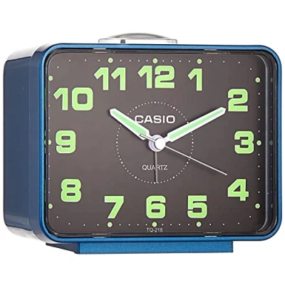Imagen de CASIO 10234 TQ 218 2D Reloj Despertador analógico Azul