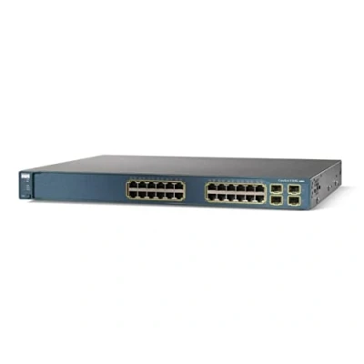 Imagen de Cisco Catalyst 3560G 24TS S Gestionado L2 Turquesa Switch de Red (Gestionado, L2, Bidireccional Completo (Full Duplex))