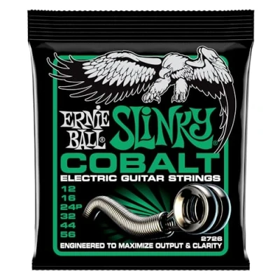 Imagen de Ernie Ball Not Even Slinky Cobalt Cuerdas para guitarra eléctrica, cobalto, calibre 12 56