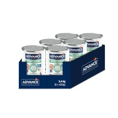 Imagen de Advance Diets Comida Húmeda para Perros Hypoallergenic con Trucha 6 latas x 400g
