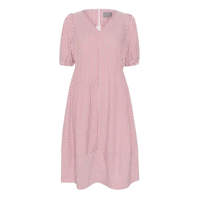 Imagen de Culture Abigail PUFF SS Vestido informal, Mujer, Talla: XS, White red stripe