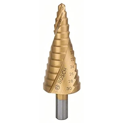 Imagen de Bosch 2 608 587 430 Brocas escalonadas HSS TiN 6 30 mm, 10,0 93,5 mm (pack de 1)