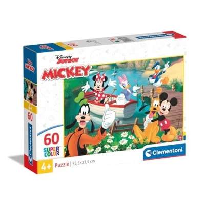 Imagen de Clementoni Disney Classic Classics Supercolor Puzzle Infantil De 60 Piezas, para Niños 4 6 Años, Desarrolla La Concentraciòn Mentàl Y Logica, 26594, Multicolor