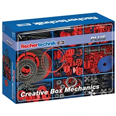 Imagen de fischertechnik 554196 Creative Box Mechanics selección de elementos transmisión y engranajes, 290 piezas