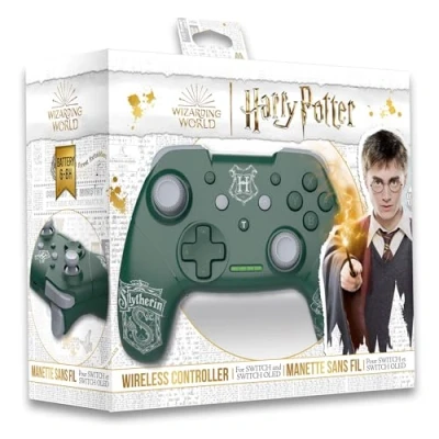 Imagen de Harry Potter Mando Switch Sin hilo Cable 1M Slytherin