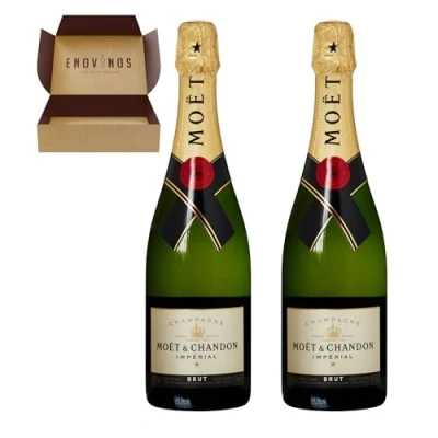 Imagen de Moët &amp; Chandon Champagne Imperial Brut 12% x2 Botella de Champan Moet Mejor Selección ENOVINOS