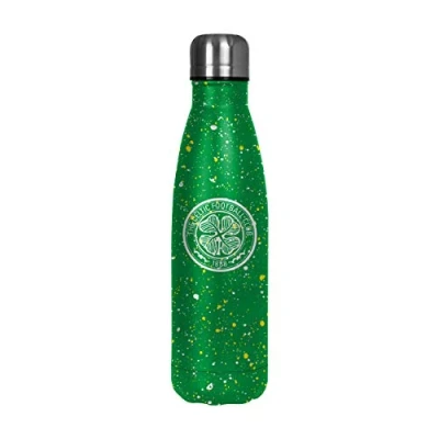 Imagen de Forever Collectibles UK CELTIC FC Paint SPLATTER Botella de agua fría WH