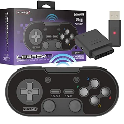 Imagen de Retro Bit Legacy 16 Wireless Black (Nintendo Switch)