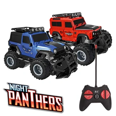 Imagen de Xtream Raiders Night Panthers Mini Todoterreno Rojo para niños, Divertido Coche Radio Control con Acabado