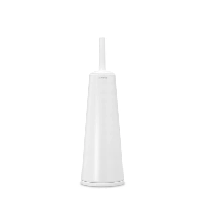 Imagen de Brabantia Renew Collection Escobilla de baño con Soporte, Acero Inoxidable, Blanco