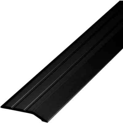 Imagen de Gedotec Perfil de transición Aluminio atornillar Rieles Piso Longitud 2000 mm Ancho 30 en Anodizado Negro Compensación Perforada Umbral 1 Pieza