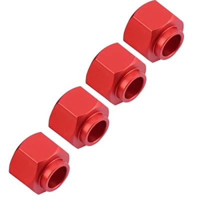 Imagen de Dilwe Adaptador RC Widen, Metal 9mm Juego de Ensanchamiento Ruedas para TRAXXAS TRX 4 D90 SCX10 1/10 Coche (Rojo)