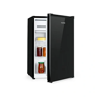 Imagen de Klarstein Delaware nevera 76 litros de capacidad, eficiencie energética clase E, 2 baldas, congelador 4 litros, compartimento para botellas hasta negro