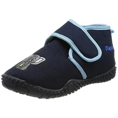 Imagen de Playshoes Pantuflas, Pantuflas Unisex niños, Elefante, 18/19 EU